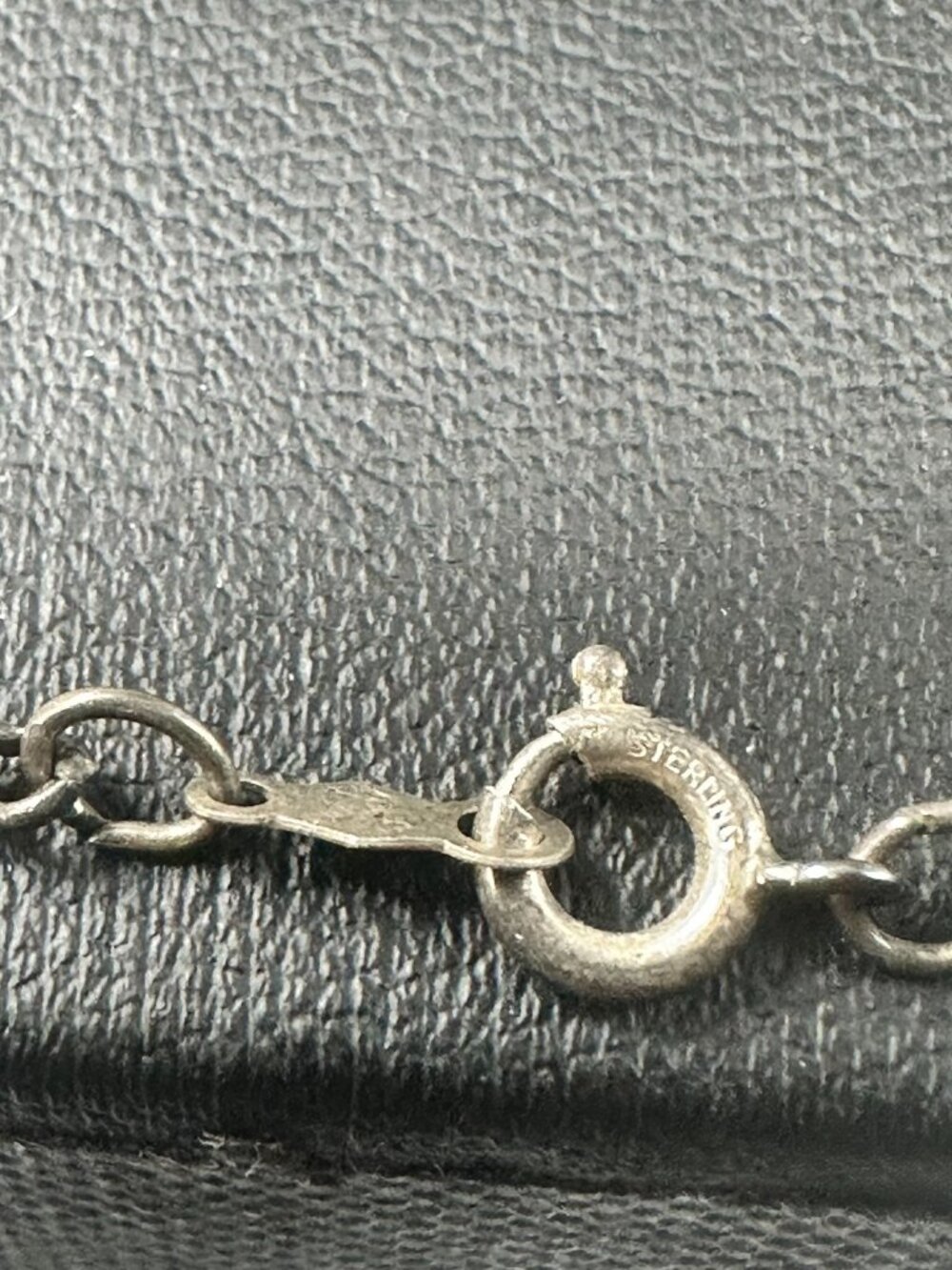 Vintage Waterford Glass Heart Necklace Sterling Silver Chain Chunky Statement - Picture 6 of 9